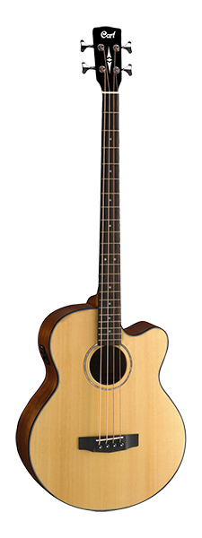 Cort AB850F-NAT-BAG Acoustic Bass