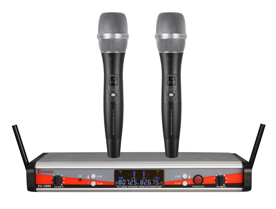 ENBAO EU-2880 двухмикрофонная радиосистема UHF